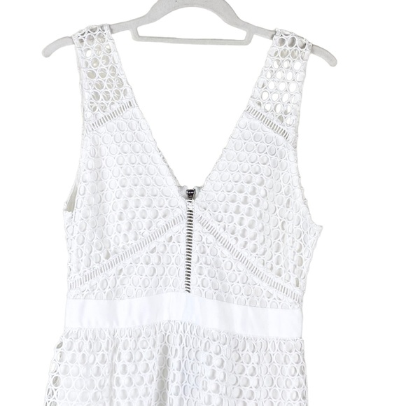 Abercrombie & Fitch White Lace Midi Dress S - Picture 5 of 14